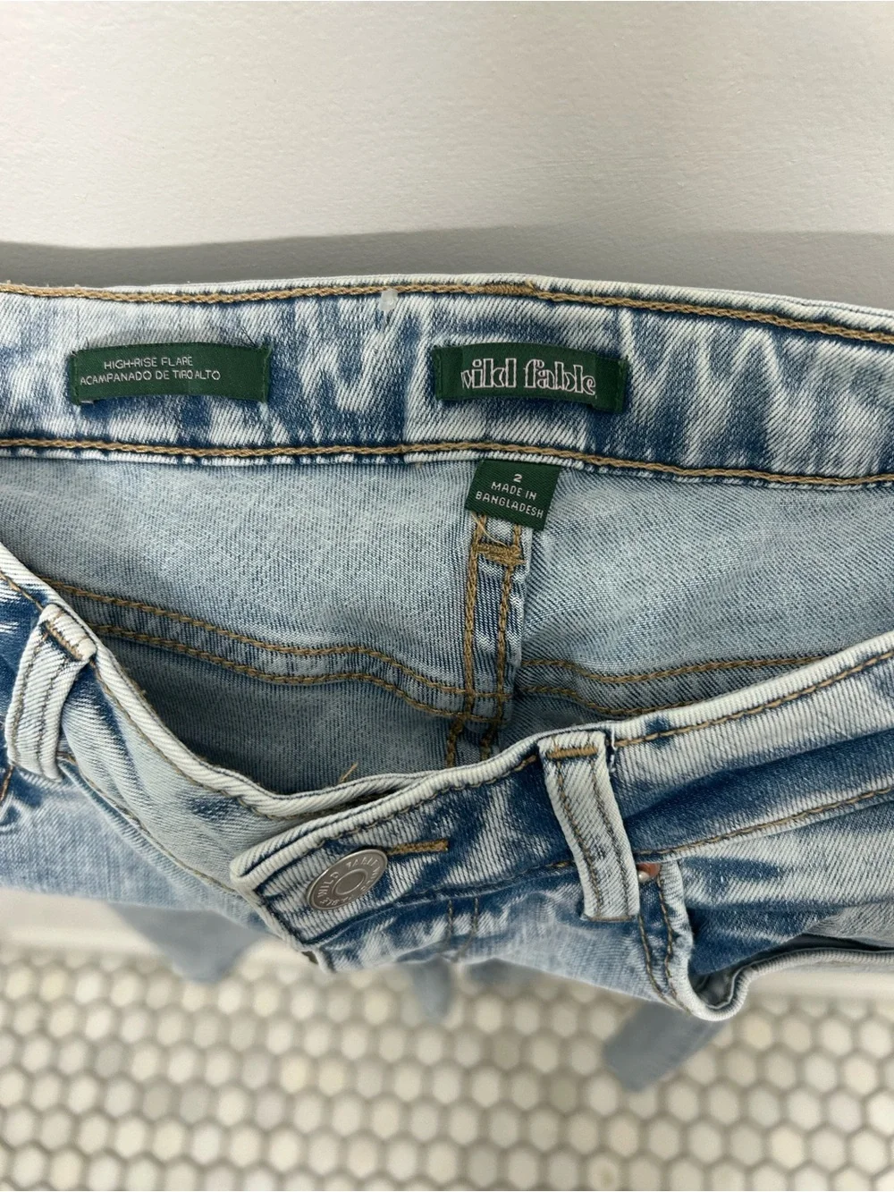 wild fable Light Blue Flare Jeans